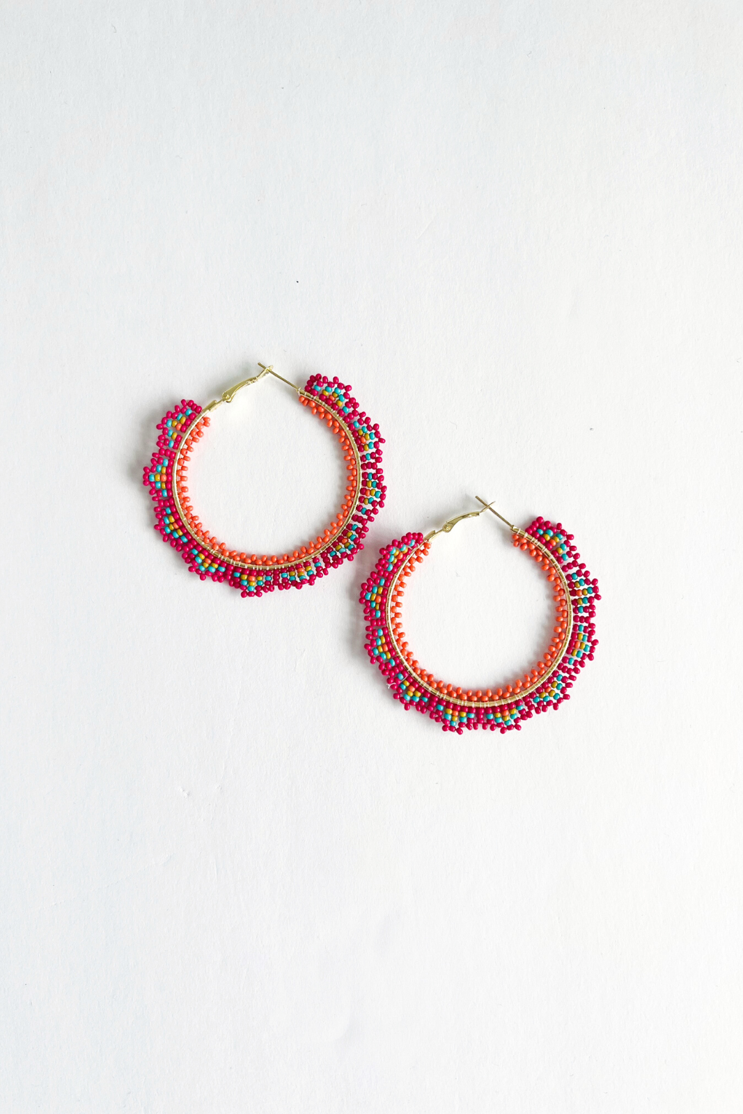 Ink + Alloy Crochet Hoop Earring - fab'rik