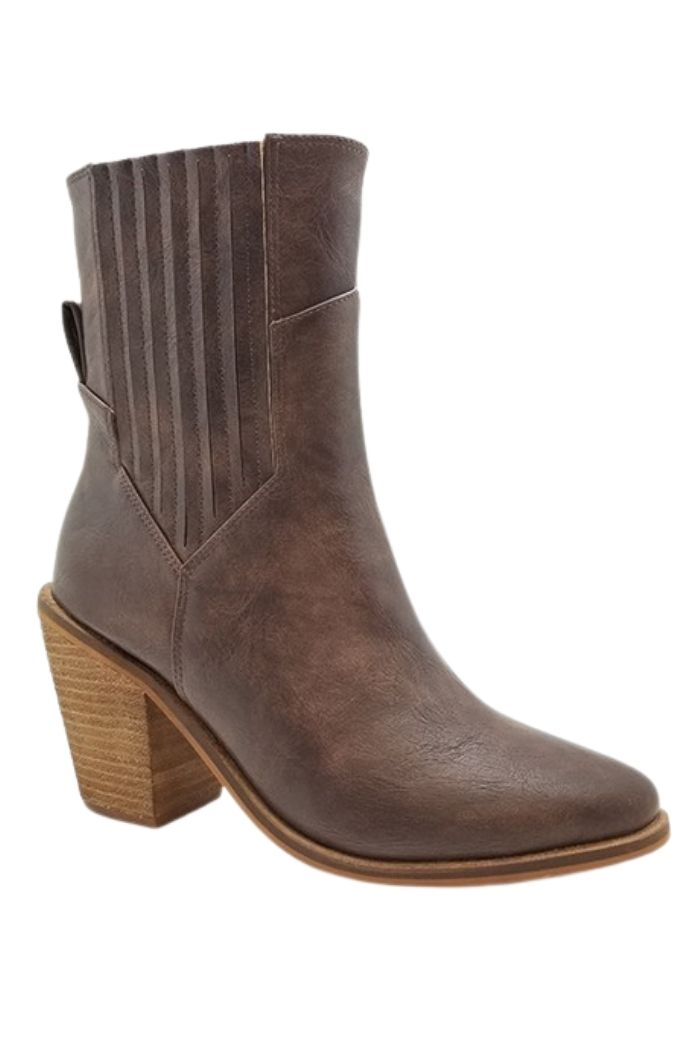 SALE - Ada Western Style Bootie - fab'rik