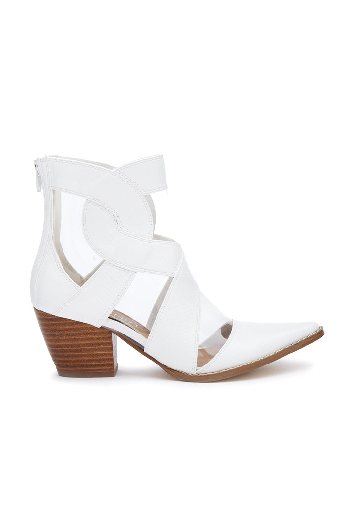 White Haute Bootie - fab'rik