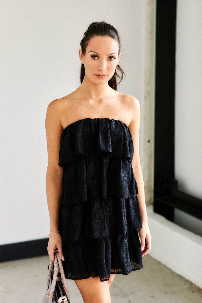 SALE - Milena Ruffle Mini Dress - fab'rik