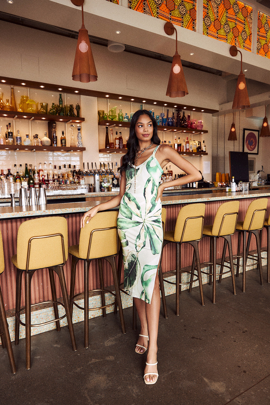 Monte Carlo Palm Dress - fab'rik
