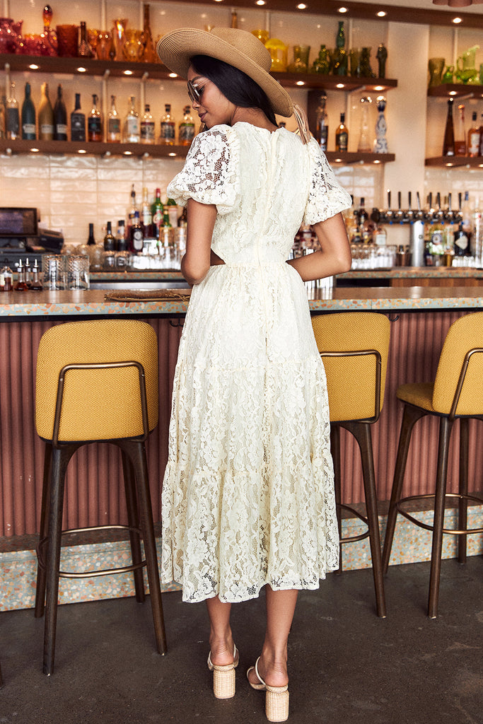 Montego Lace Midi Dress - fab'rik