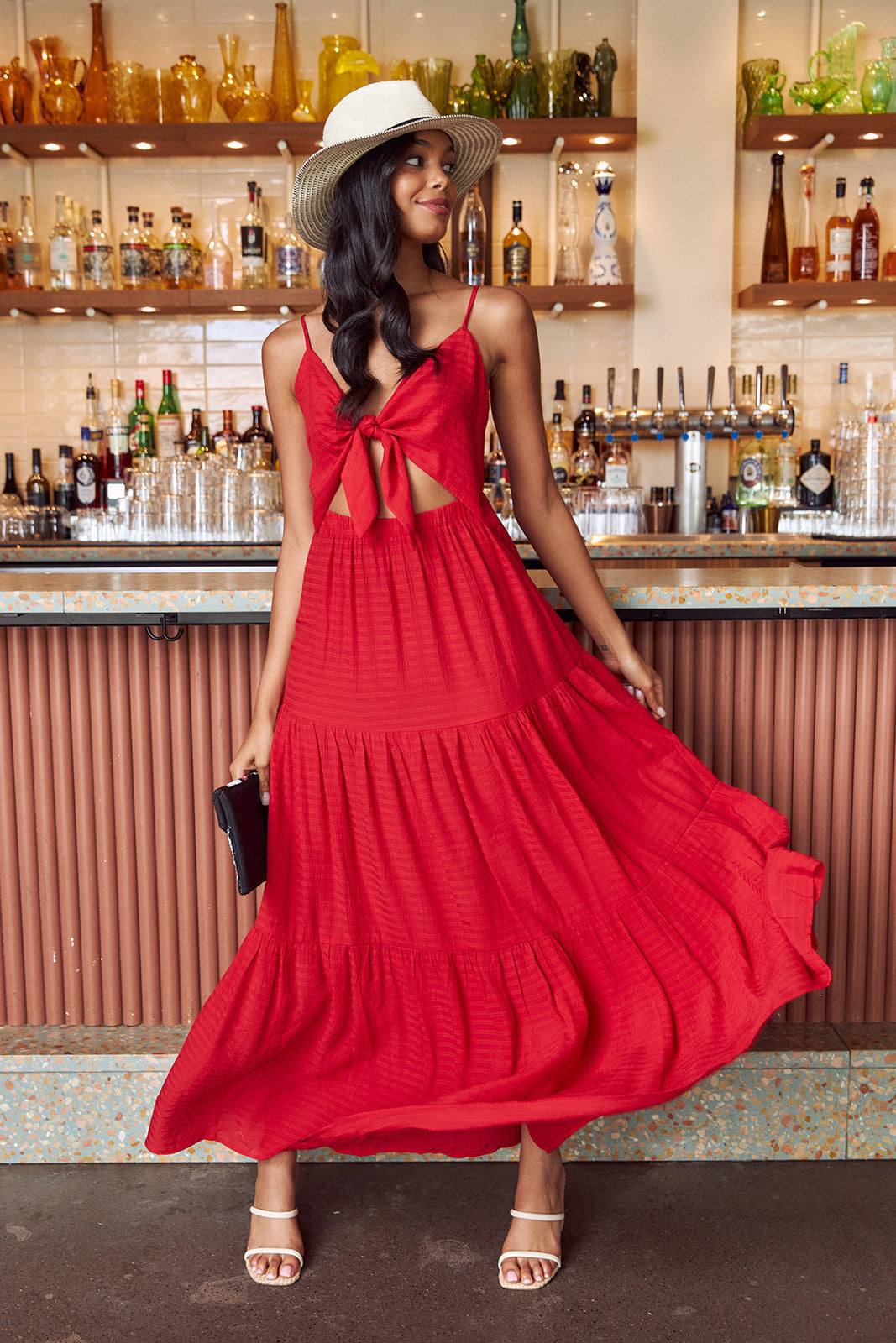 Saint Lucia Cut Out Maxi Dress - fab'rik
