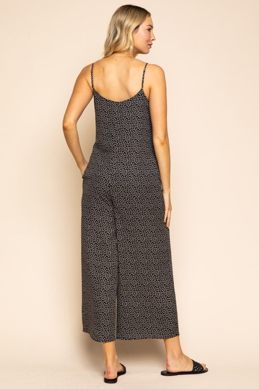 PreOrder Aviana Printed Crop Jumpsuit - fab'rik