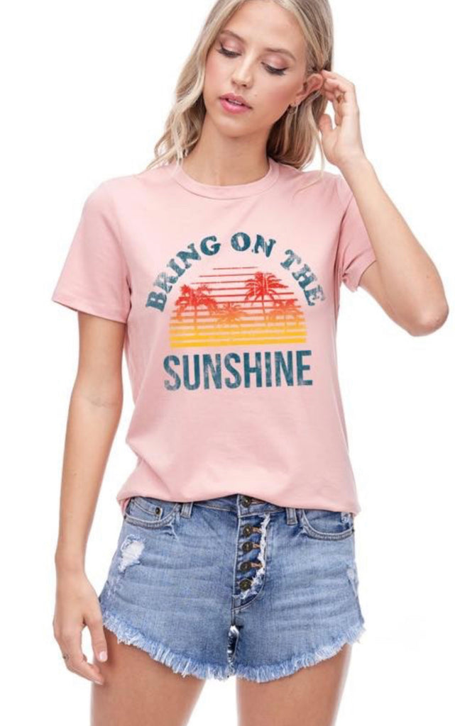 SALE - "Bring On The Sunshine" Graphic Tee - fab'rik