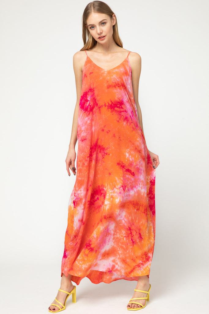 SALE - Tampa Tie Dye Maxi Dress - fab'rik