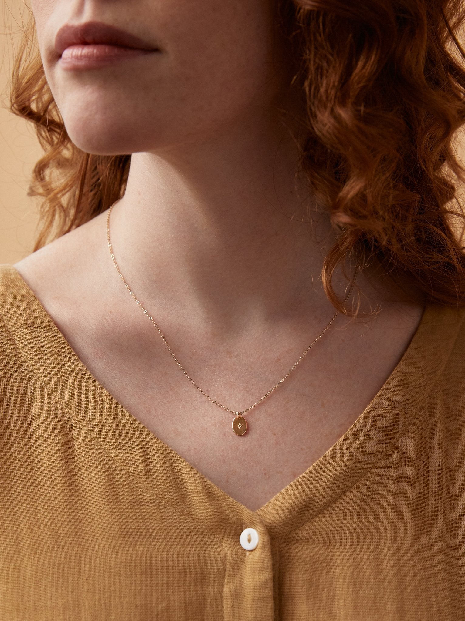Dainty Oval Necklace - fab'rik