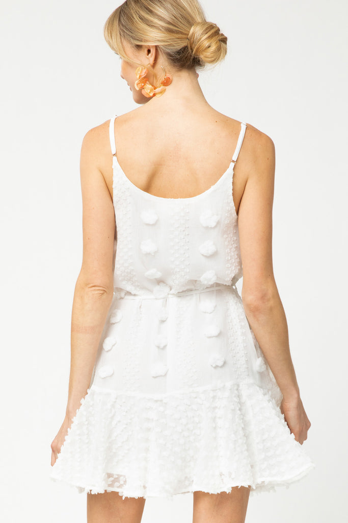 Arlena Pom Pom Sleeveless Dress - fab'rik