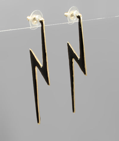 Riley Lightening Bolt Earring - fab'rik