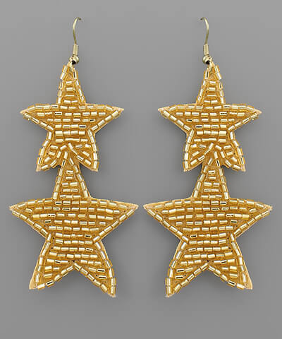 Sequin Star Earrings - fab'rik