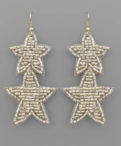 Sequin Star Earrings - fab'rik