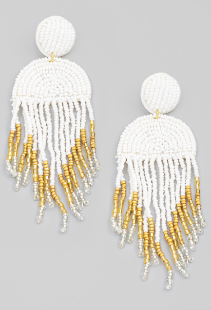 Brindie Fringe Earrings - fab'rik