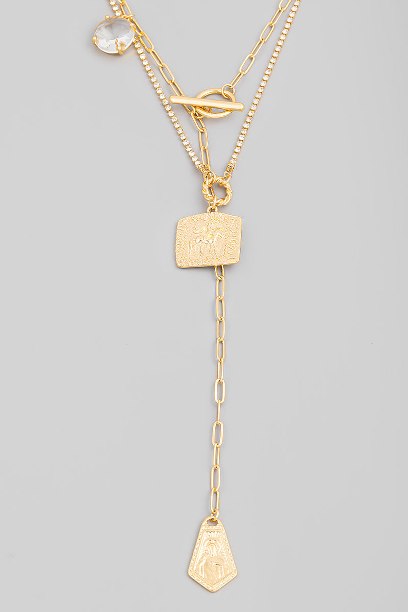 Dell Charmed Chain Necklace - fab'rik
