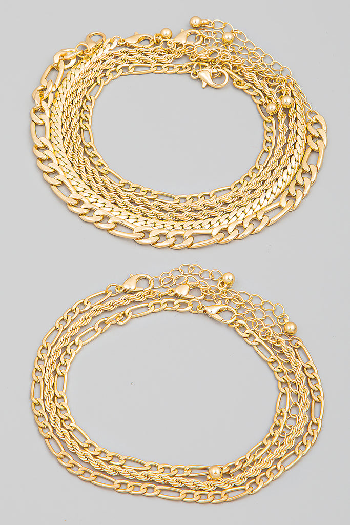 Maelle Layered Chain Bracelet - fab'rik