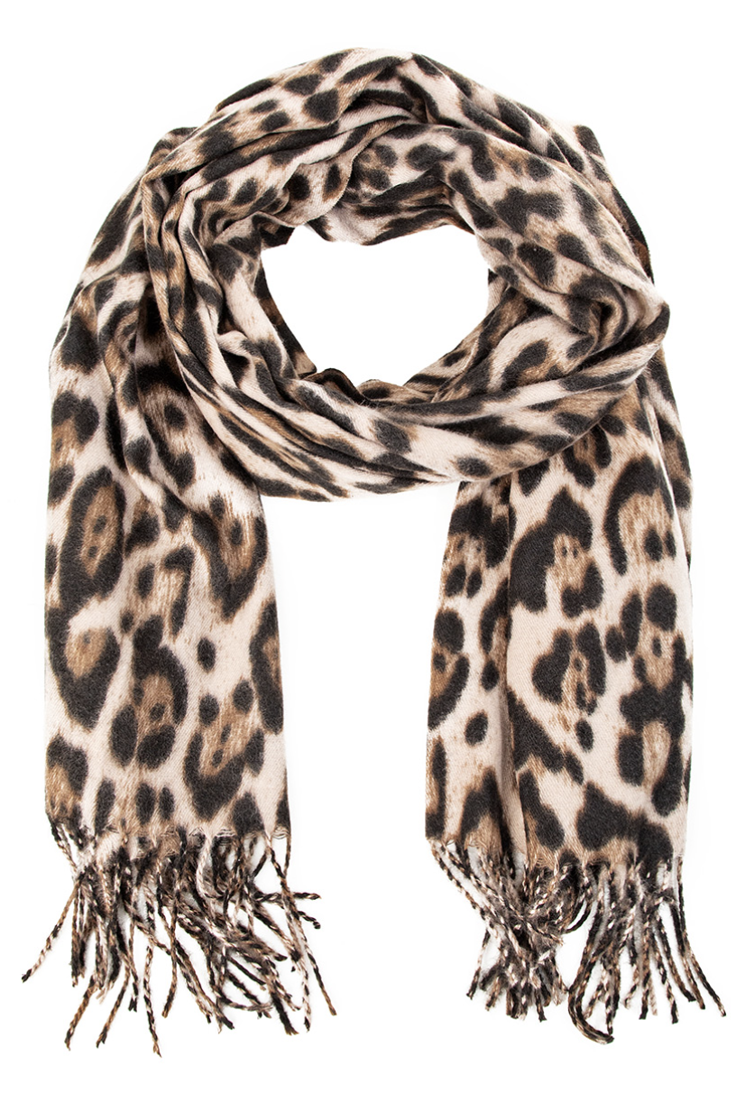 SALE - Micki Animal Print Scarf - fab'rik