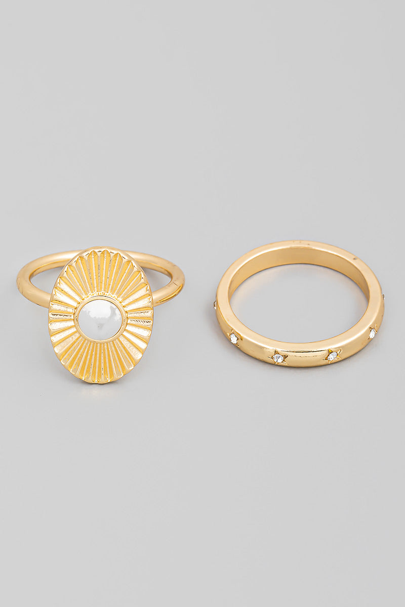 Regis Oval Ring Set - fab'rik