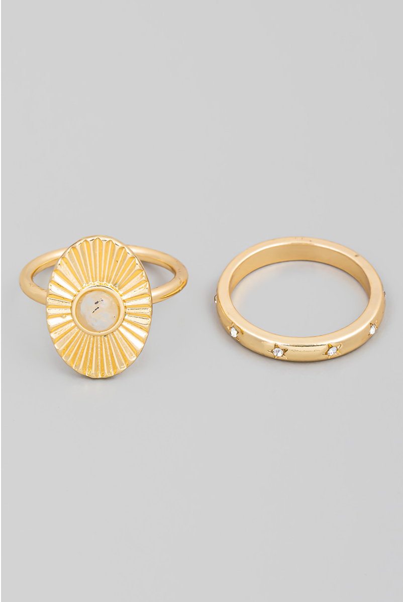 Regis Oval Ring Set - fab'rik