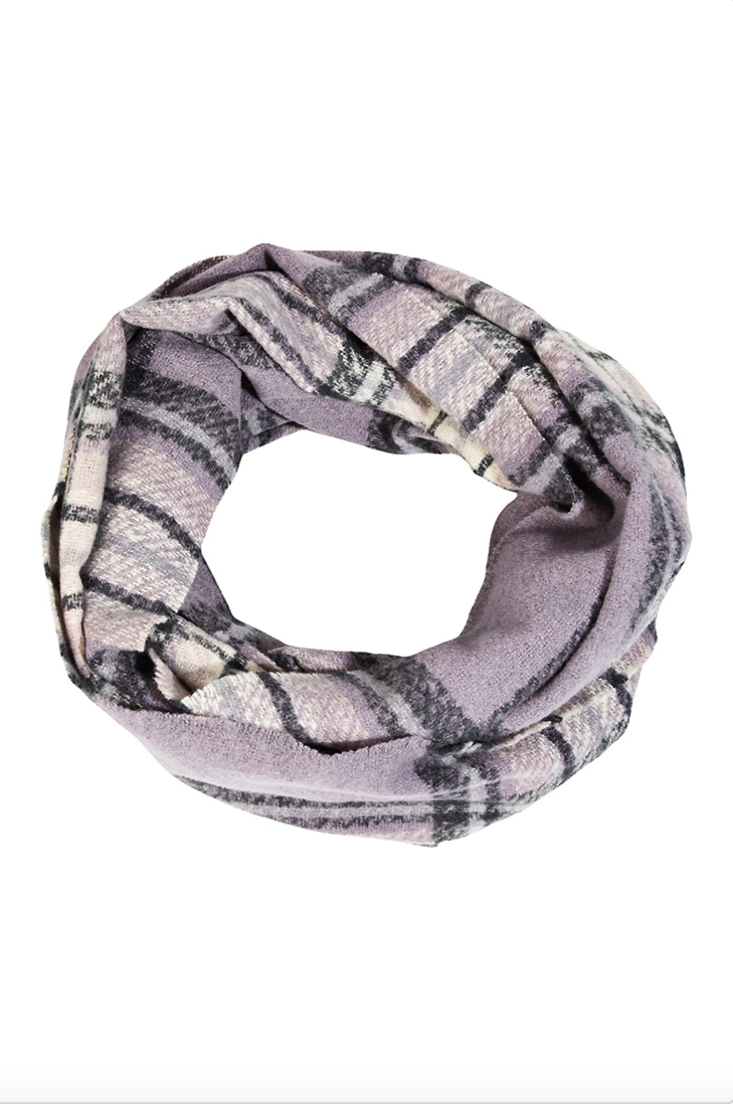 SALE - Shoda Plaid Infinity Scarf - fab'rik