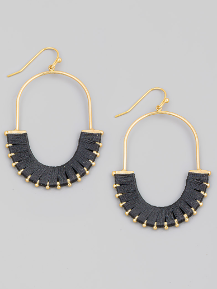 Yael Threaded Drop Earrings - fab'rik