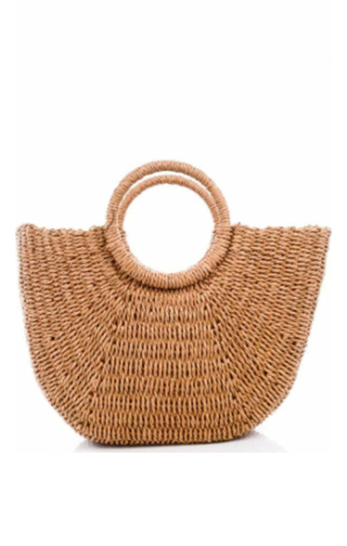 Jasper Straw Tote Bag - fab'rik