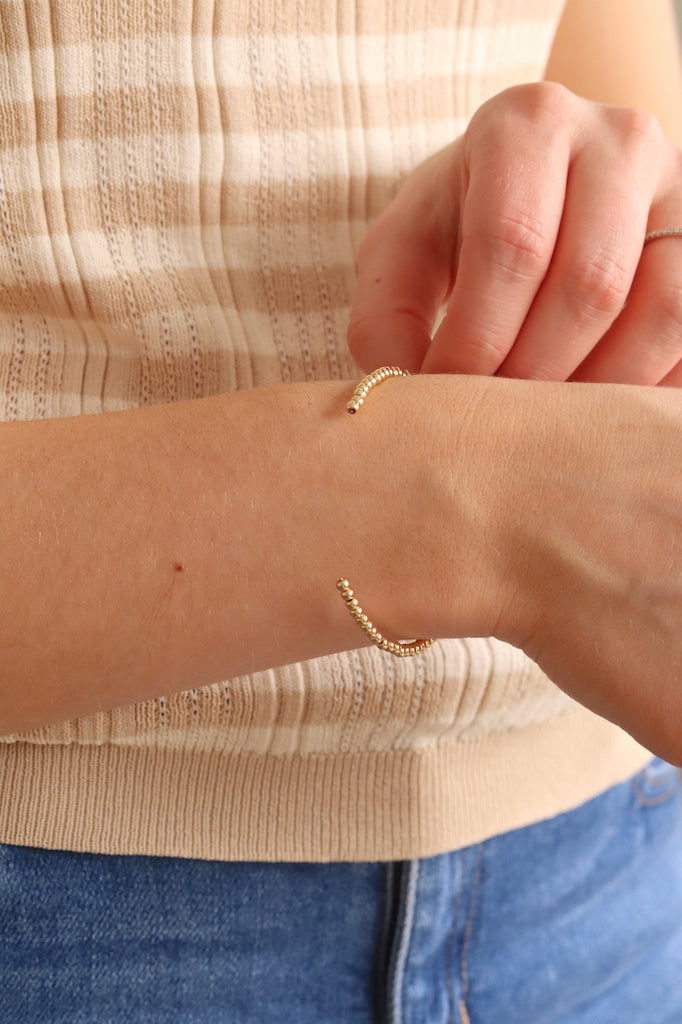 Enzo Beaded Cuff - fab'rik