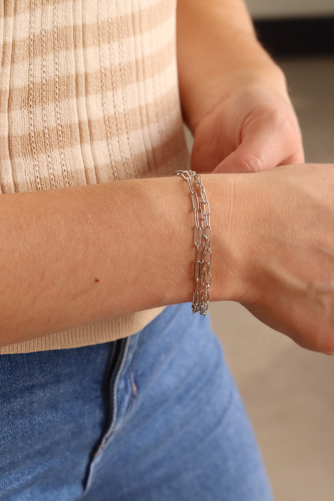 Emilia 3 Row Chain Bracelet - fab'rik