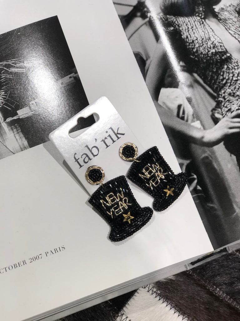 Berkley New Year Beaded Earrings - fab'rik