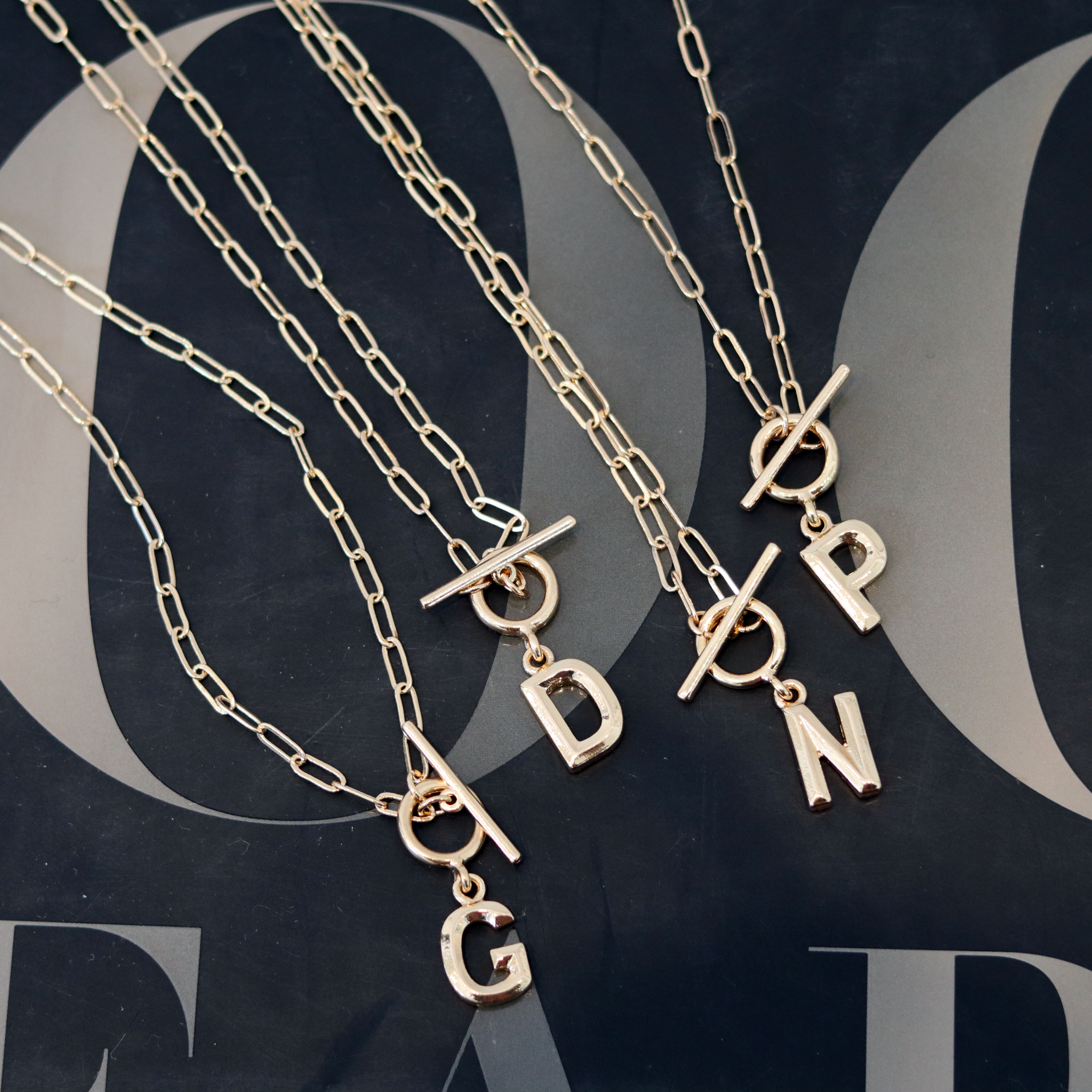 Stephanie Initial Necklace - fab'rik