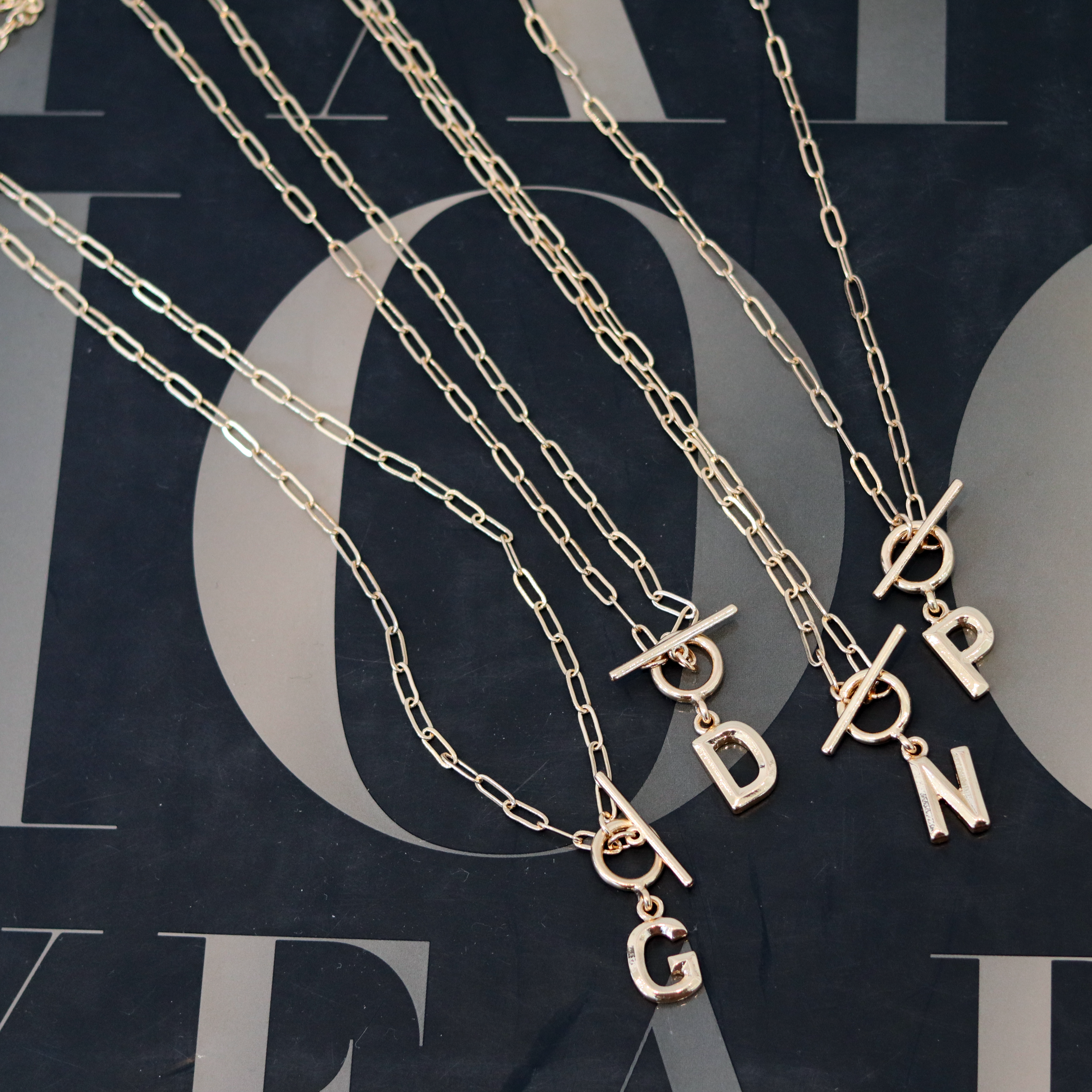 Stephanie Initial Necklace - fab'rik