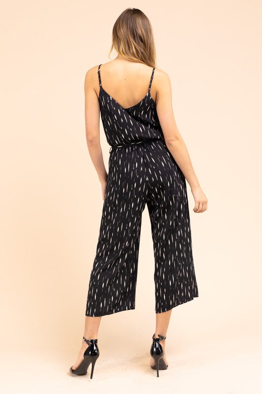 Britta Printed Crop Jumpsuit - fab'rik