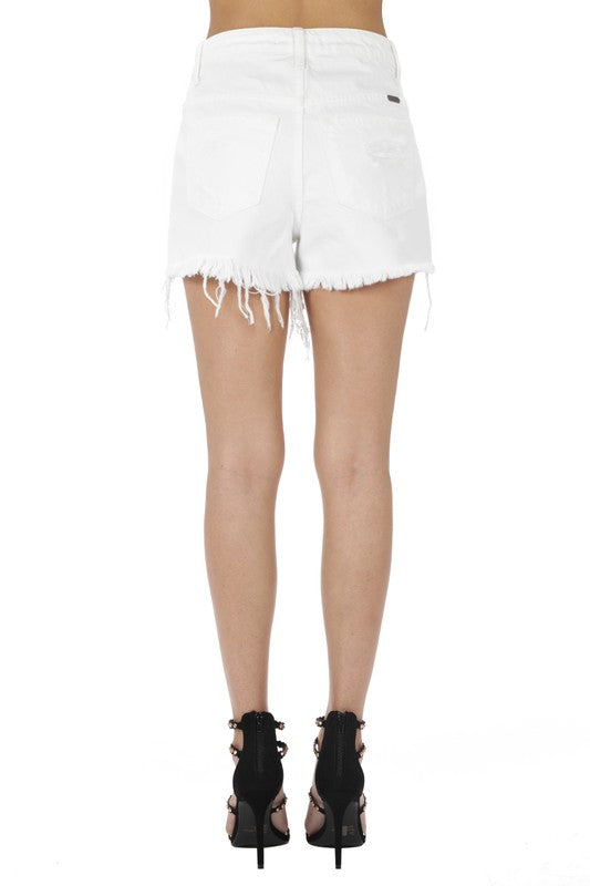 SALE - Cassia Distressed Cutoff Shorts - fab'rik
