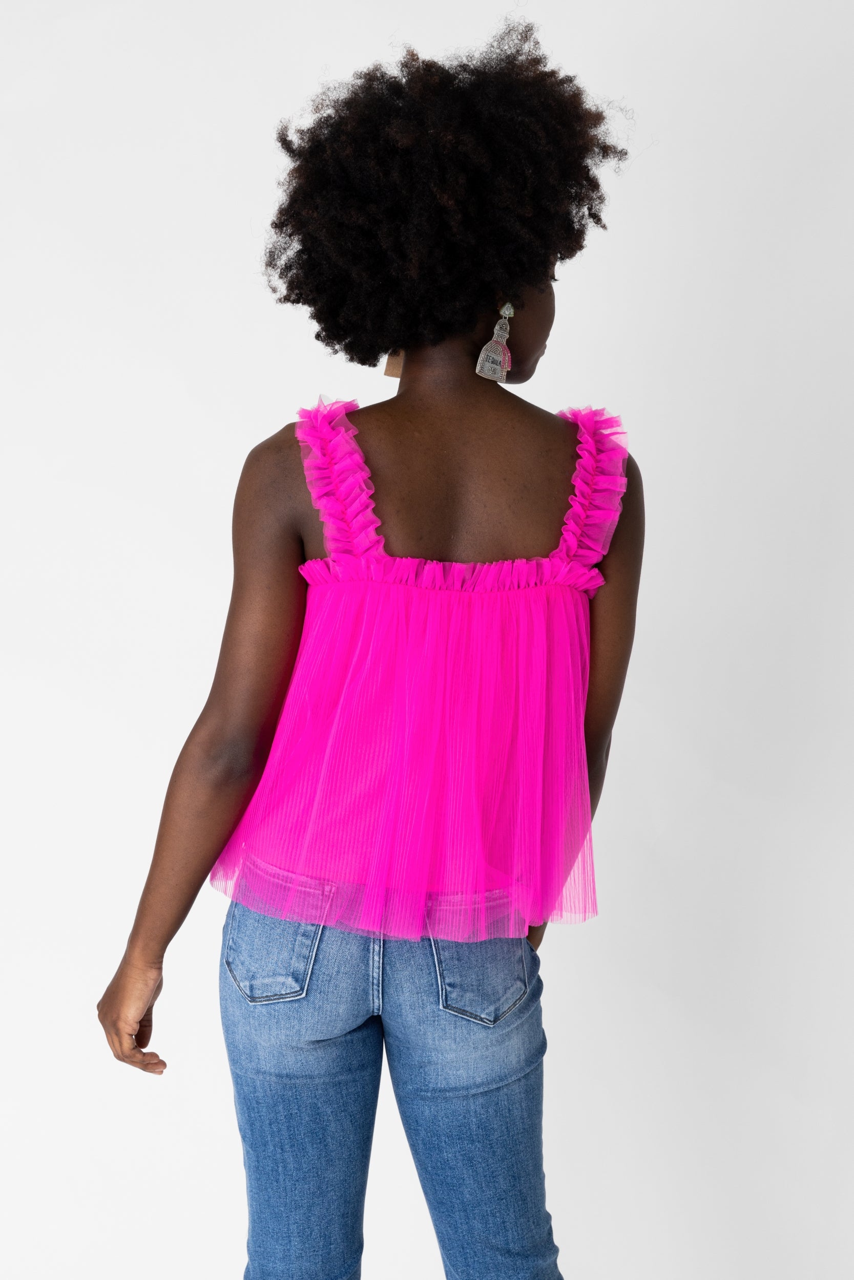 Elliot Ruched Strap Top - fab'rik