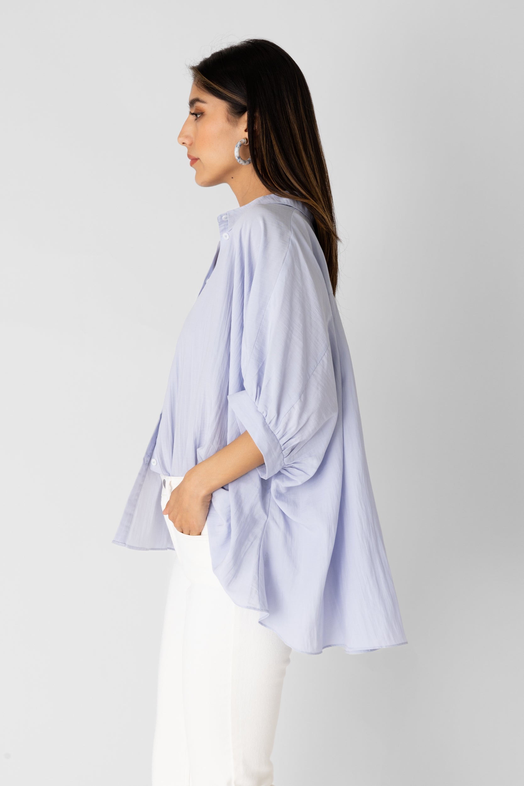 Kalinda Relaxed Dolman Sleeve Top - fab'rik