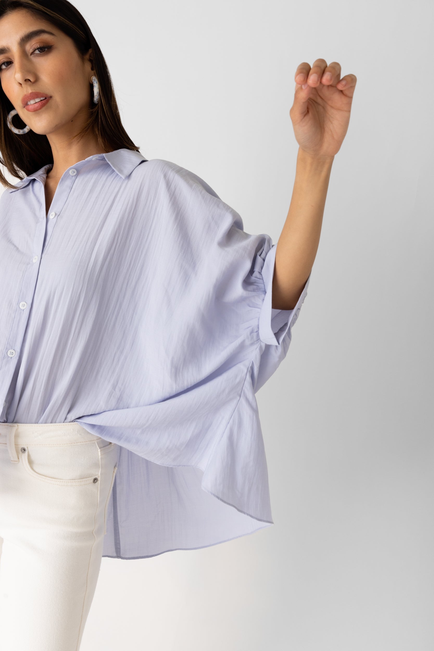 Kalinda Relaxed Dolman Sleeve Top - fab'rik