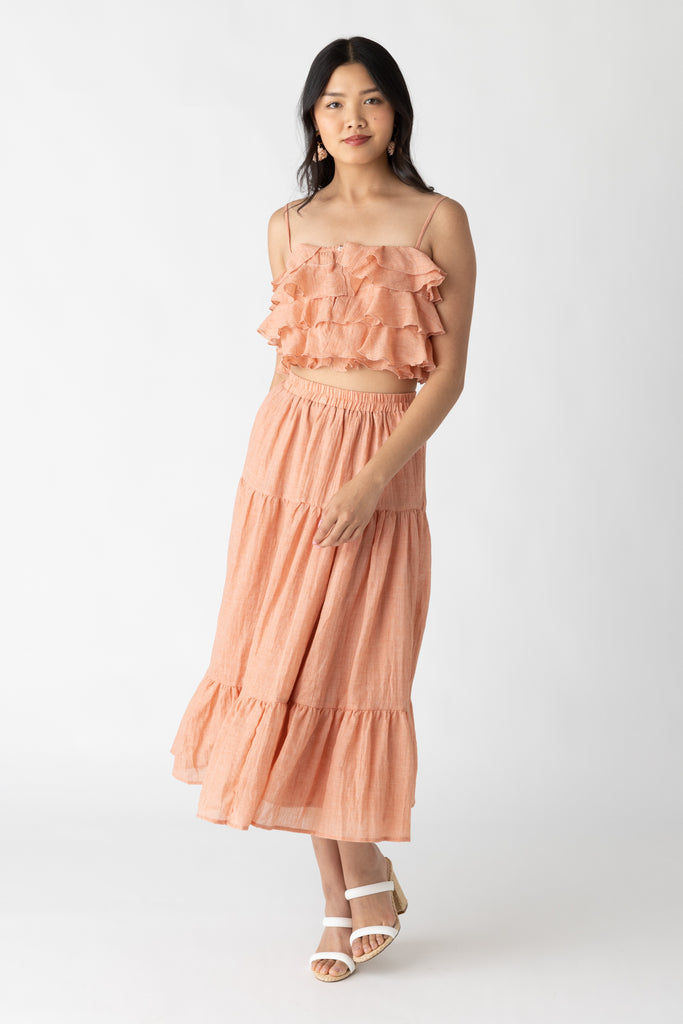 Ivy Tiered Maxi Skirt - fab'rik