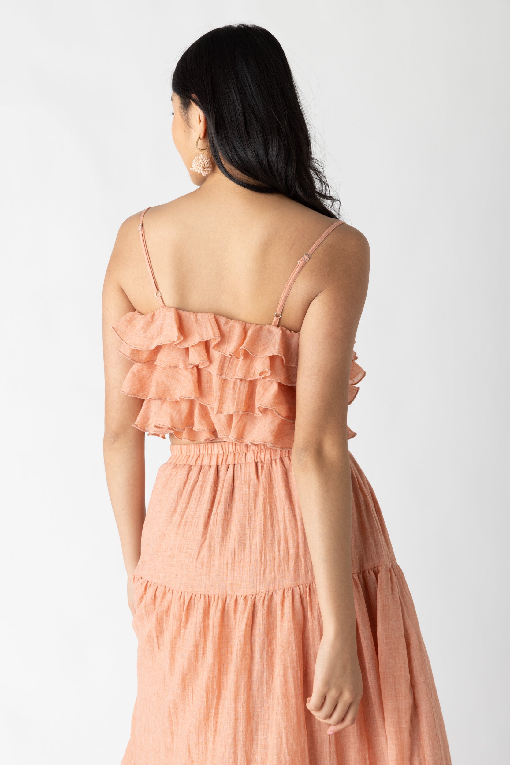 Ivy Ruffle Cropped Top - fab'rik