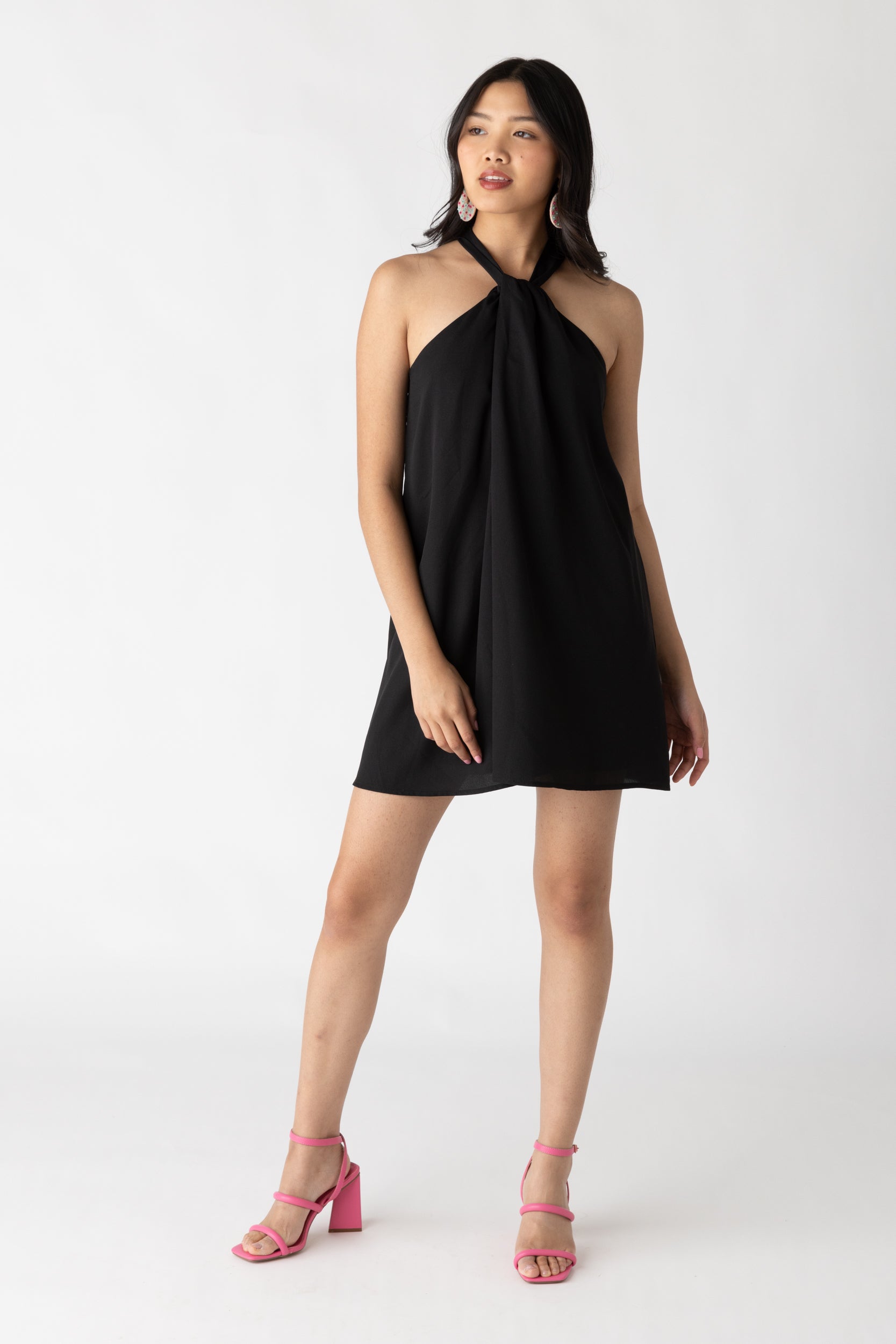 Kassidy Cross Front Mini Dress - fab'rik