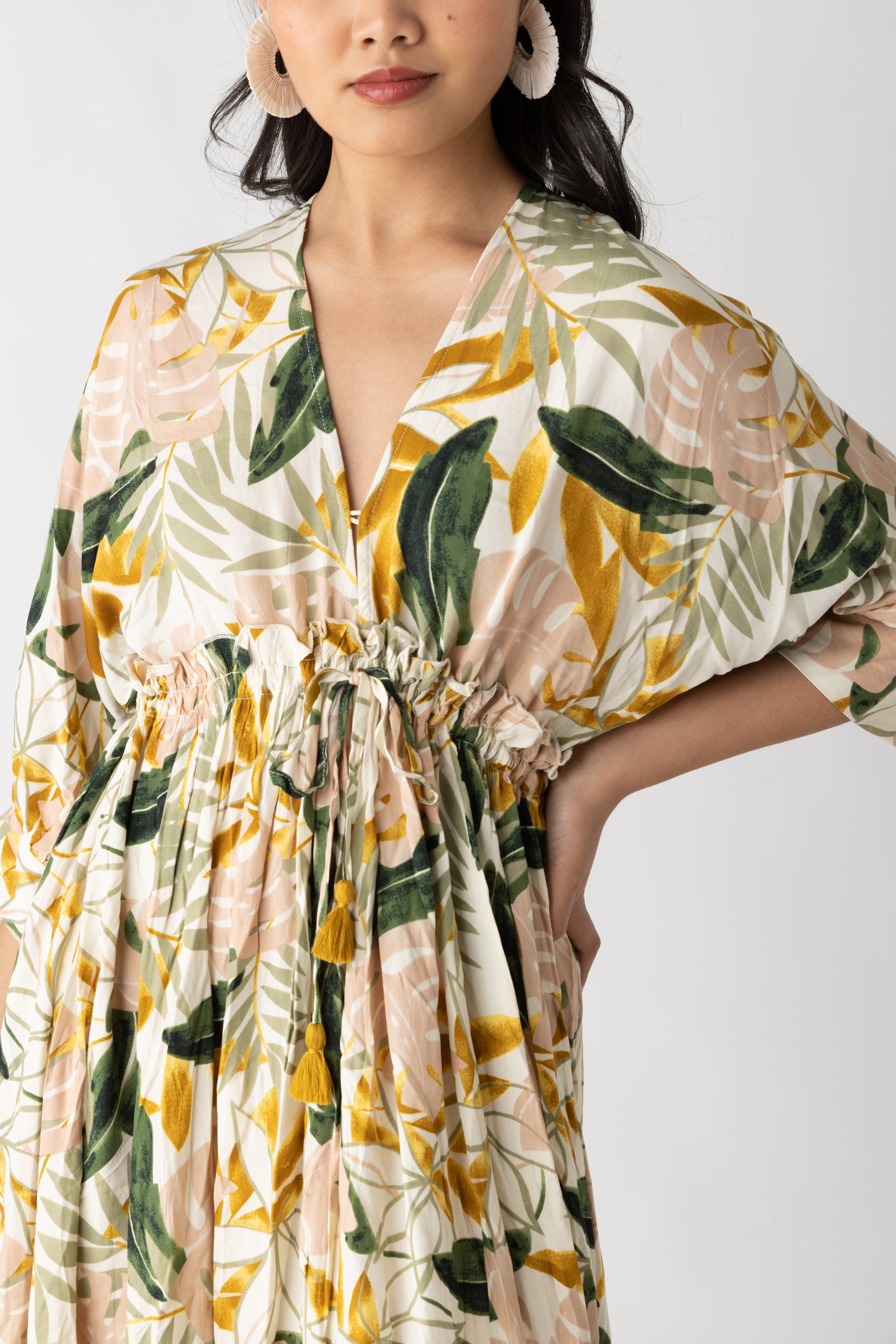 Blake Tropical Printed Maxi Dress - fab'rik