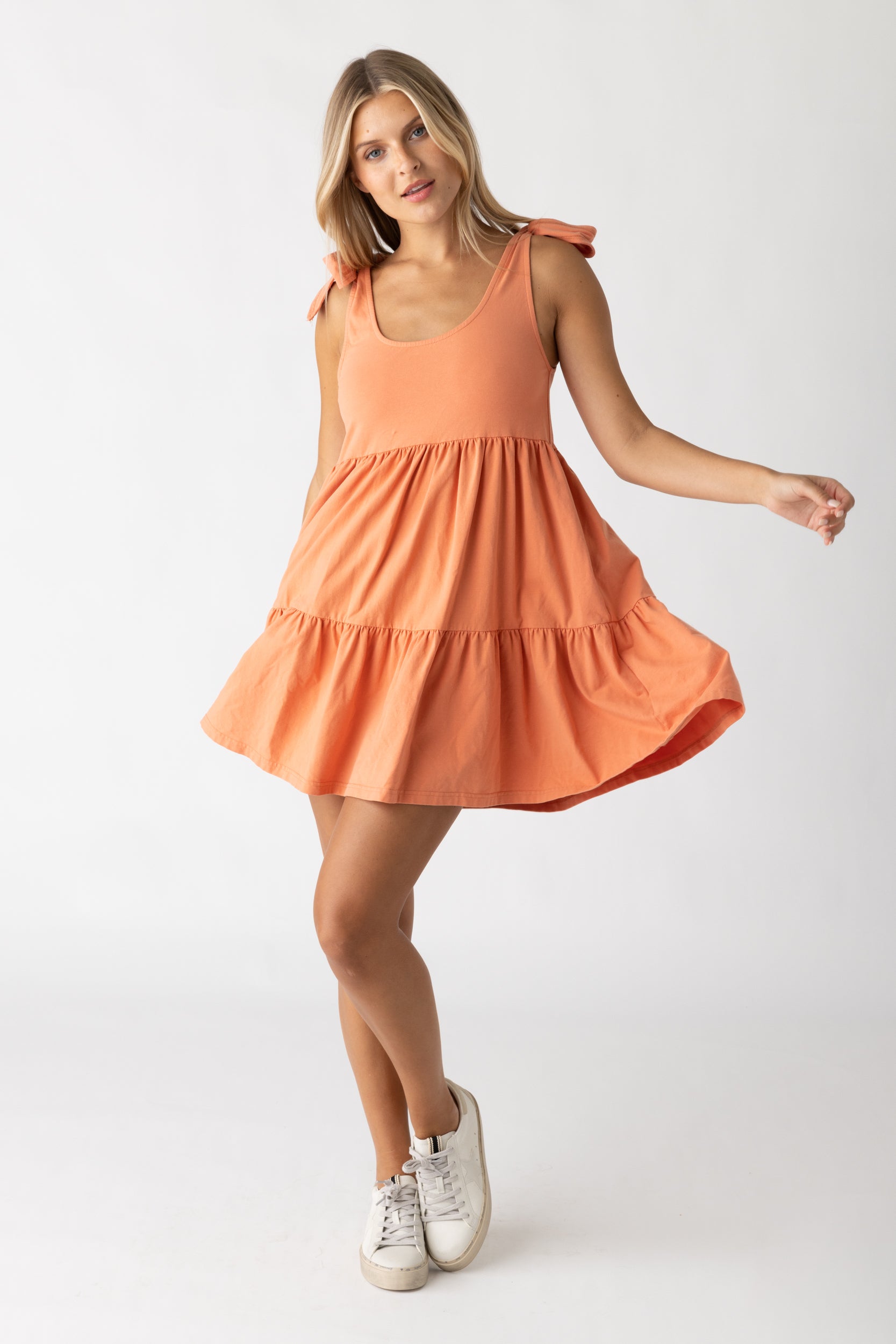 Mallory Tie Strap Mini Dress - fab'rik
