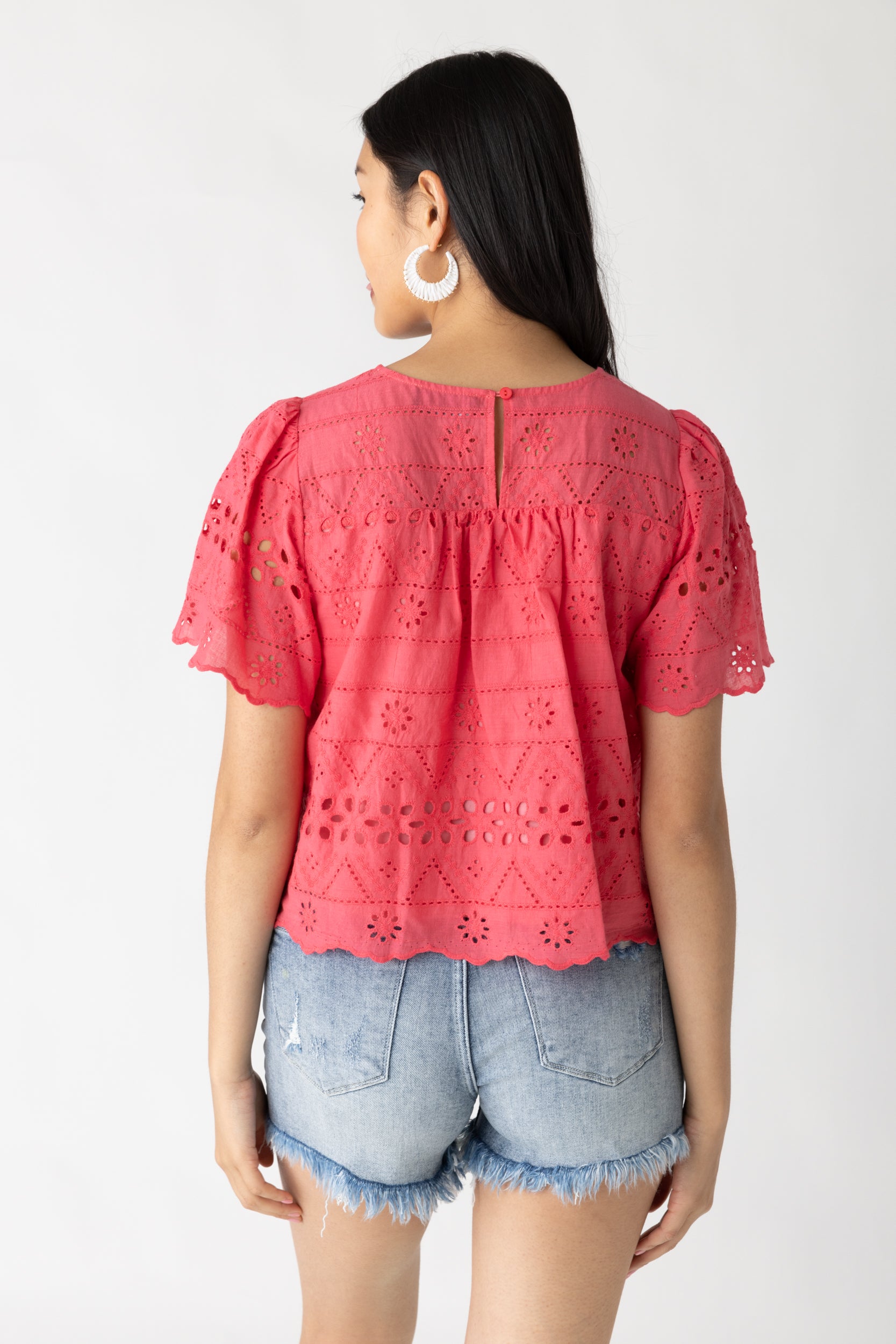 Winnie Eyelet Top - fab'rik