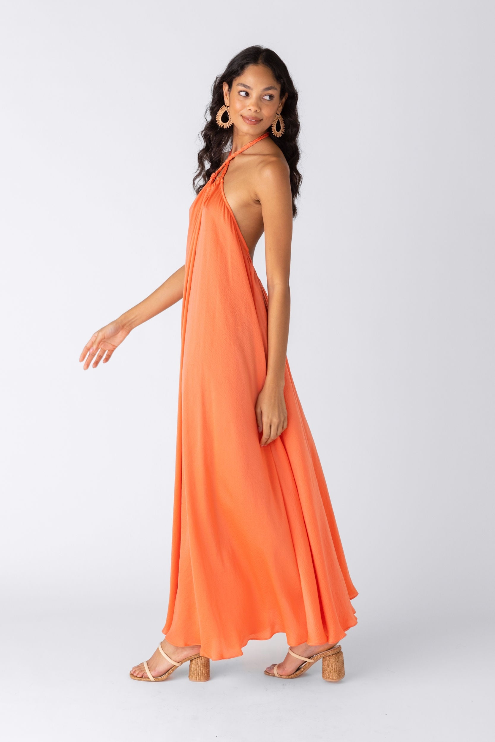 Briella Braided Detail Maxi Dress - fab'rik