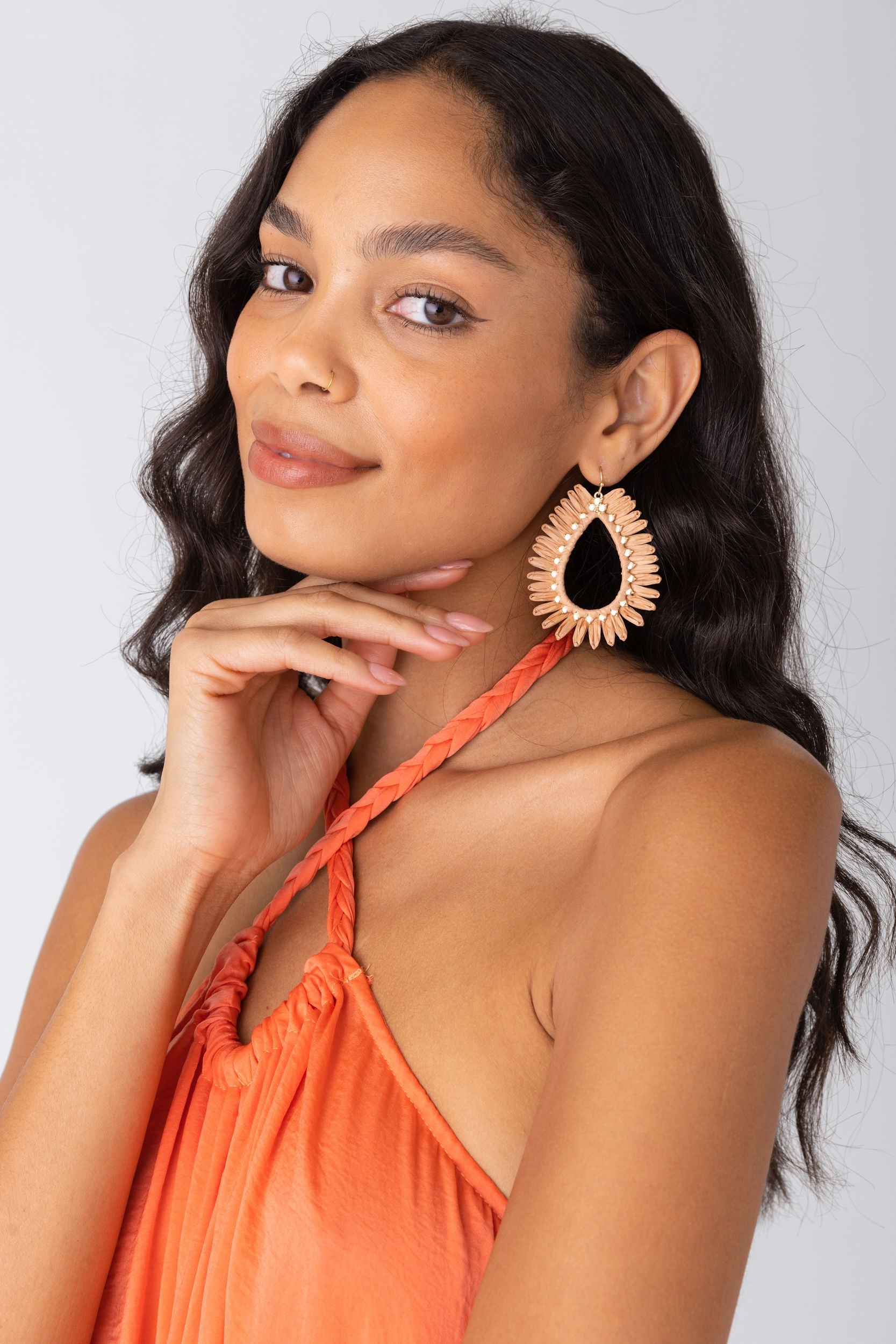 Mila Deco Teardrop Earring - fab'rik