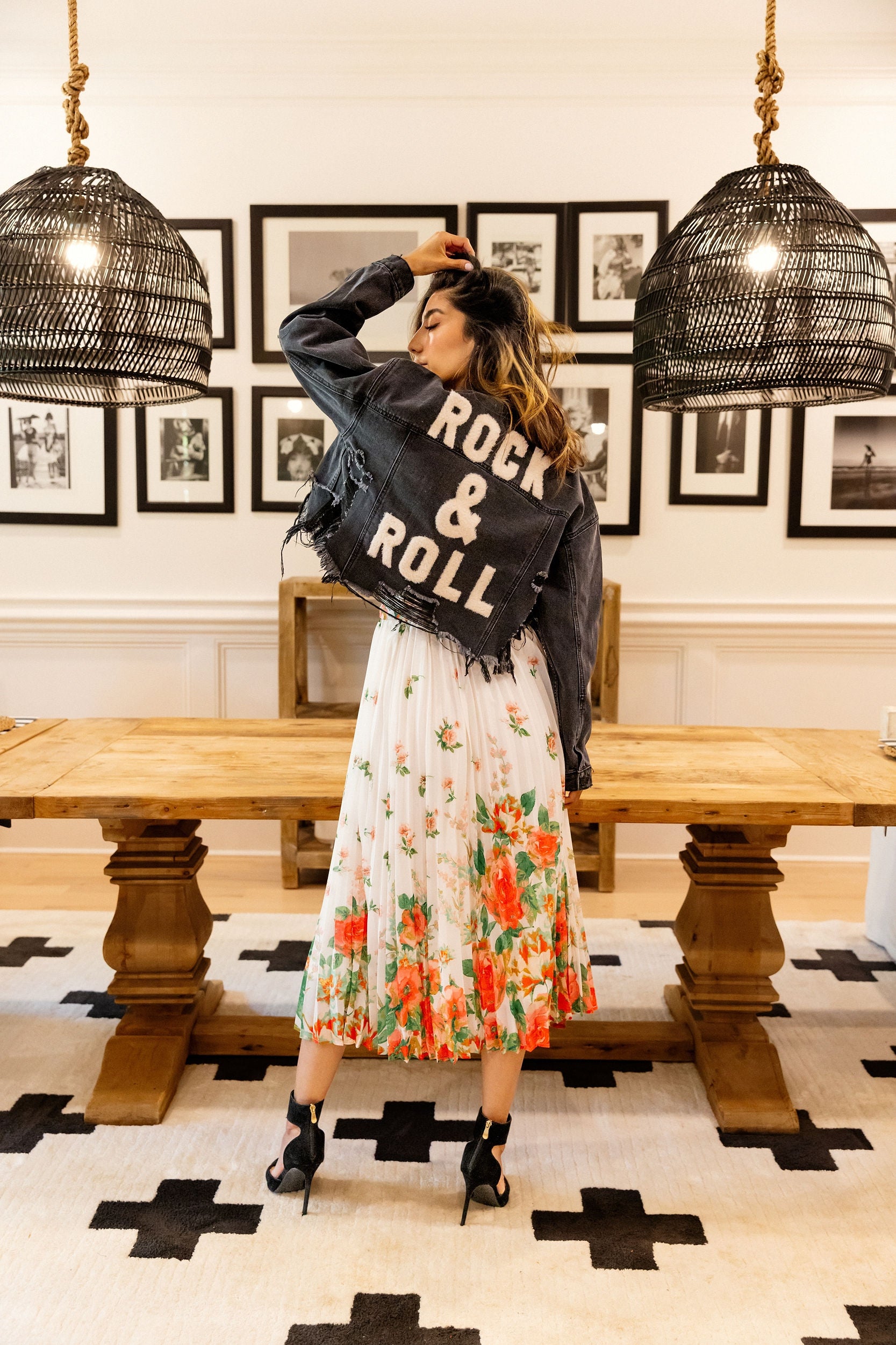 The Fortner Cropped Rock N Roll Jean Jacket - fab'rik