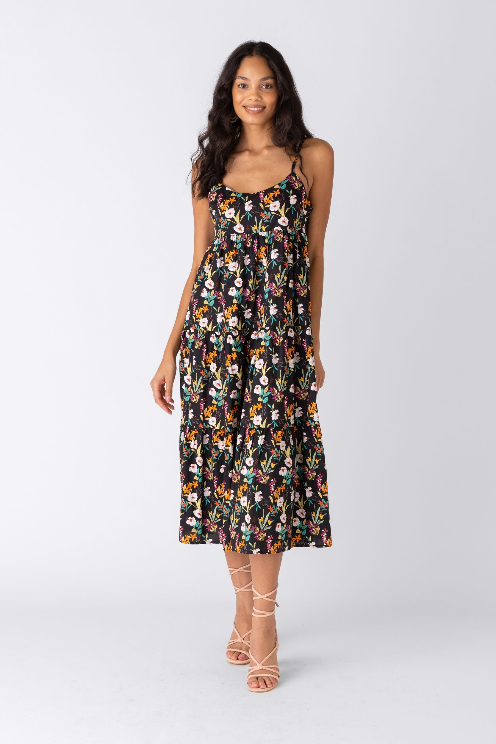 Lee Floral Midi Dress - fab'rik
