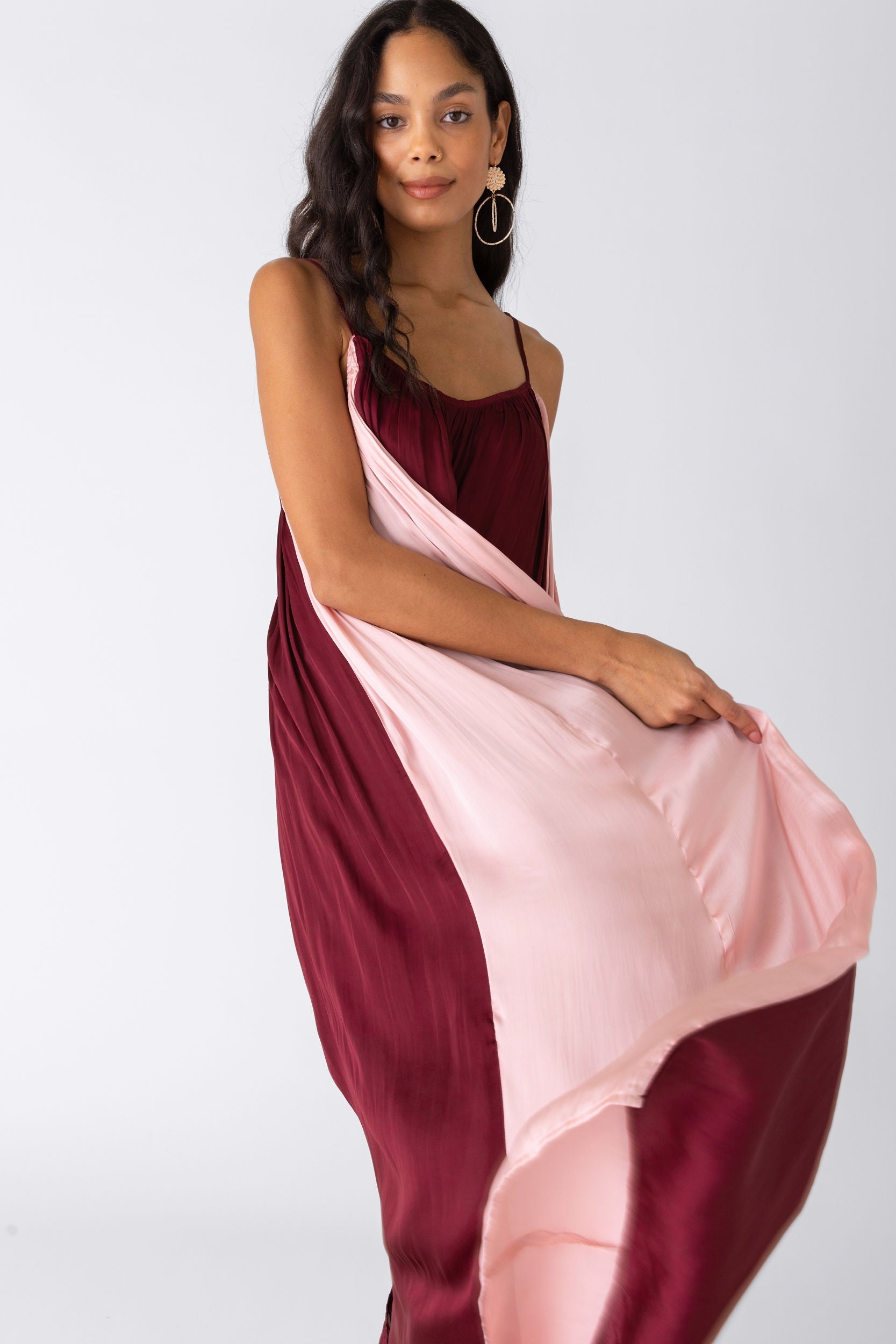 Ava Two-Tone Maxi Dress - fab'rik