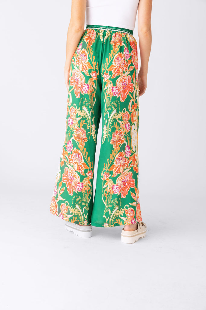 Ela Floral Wide Leg Pant - fab'rik