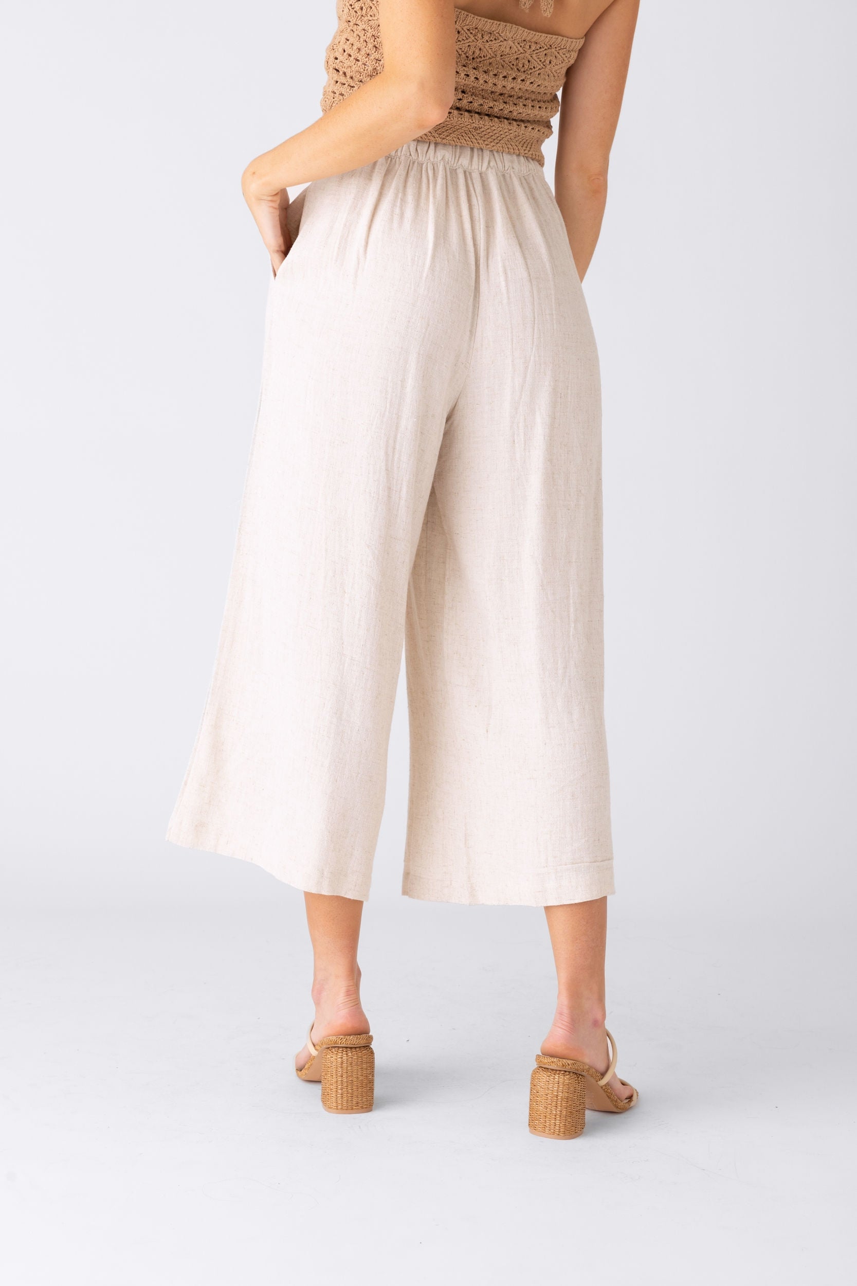 Sallie Linen Wide Leg Pant - fab'rik