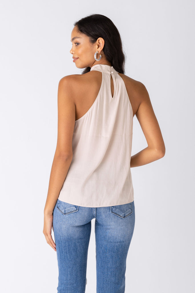 Janice Fringe Mock Neck Top - fab'rik
