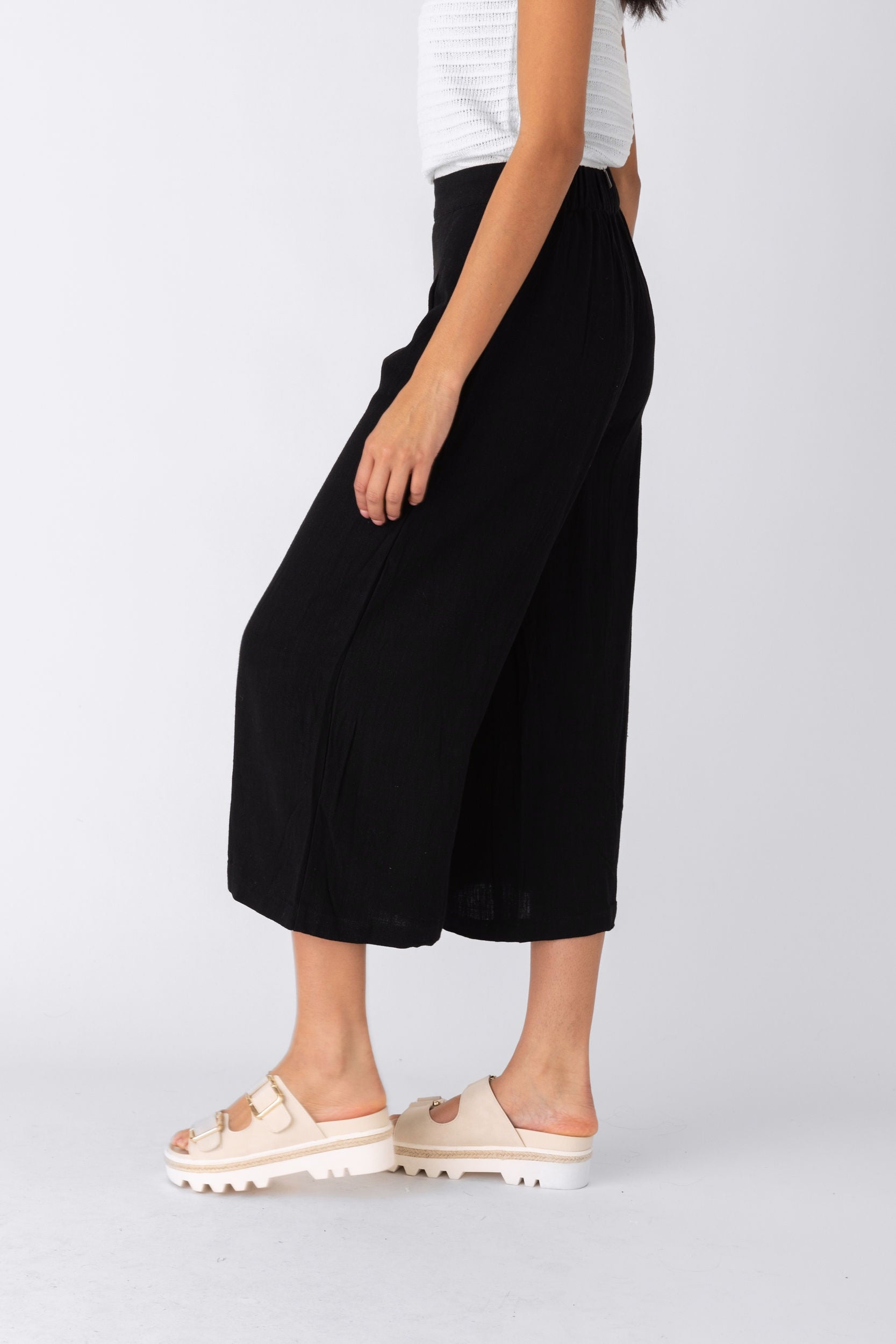 Sallie Linen Wide Leg Pant - fab'rik