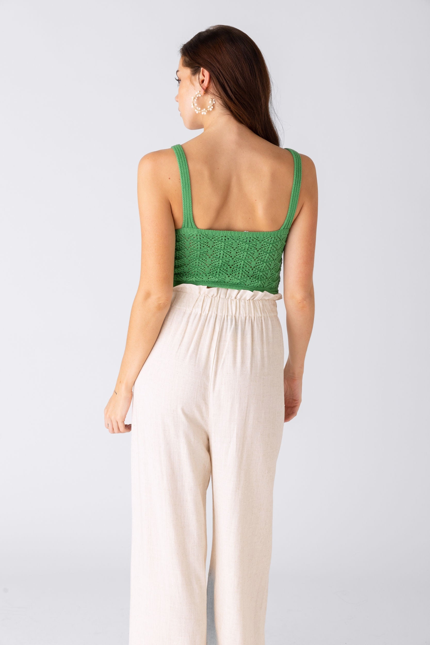 Lilia Crochet Cropped Top - fab'rik